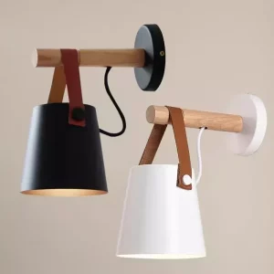 Lampe murale LED bois naturel design nordique moderne éclairage chaleureux économique élégant chambre salon Lampe murale LED bois naturel design nordique moderne éclairage chaleureux économique élégant chambre salon