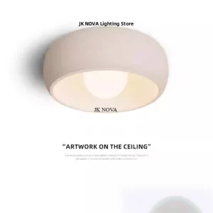 Plafonnier moderne design minimaliste en métal lumière LED éclairage intérieur salon chambre épuré élégant économique
