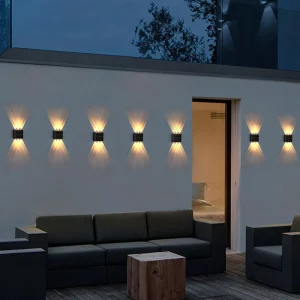 Applique murale LED solaire extérieure design moderne minimaliste éclairage clôture jardin porche passage camping économique élégant Applique murale LED solaire extérieure design moderne minimaliste éclairage clôture jardin porche passage camping économique élégant
