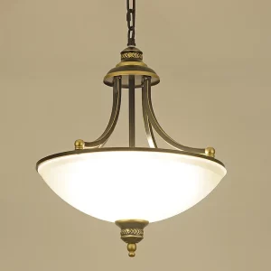 Plafonnier LED rétro américain en métal verre design classique vintage salon salle à manger éclairage intérieur élégant chaleureux lumière diffuse Plafonnier LED rétro américain en métal verre design classique vintage salon salle à manger éclairage intérieur élégant chaleureux lumière diffuse