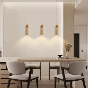 Suspension bois naturel pierre E27 ampoule réglable luminaire moderne salle à manger chambre design scandinave nordique éclairage chaleureux économique Suspension bois naturel pierre E27 ampoule réglable luminaire moderne salle à manger chambre design scandinave nordique éclairage chaleureux économique