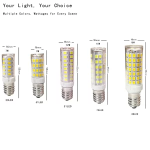 Ampoules LED épis de maïs E14 7W-18W éclairage en céramique remplacement halogène décoration chambre à coucher salon bureau Ampoules LED épis de maïs E14 7W-18W éclairage en céramique remplacement halogène décoration chambre à coucher salon bureau