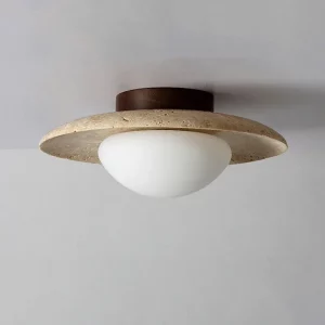 Plafonnier en pierre et bois naturel design moderne rustique éclairage chaleureux salon chambre cuisine bureau décoration intérieure élégance naturelle économie d’énergie Plafonnier en pierre et bois naturel design moderne rustique éclairage chaleureux salon chambre cuisine bureau décoration intérieure élégance naturelle économie d’énergie