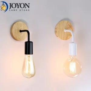 Applique murale bois naturel design nordique minimaliste éclairage chaleureux pour salon chambre cuisine décoration intérieure élégante