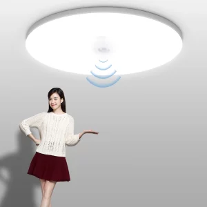 Plafonnier LED moderne design minimaliste lumière intégrée salle à manger chambre salon éclairage contemporain élégant économique