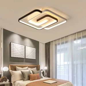 Plafonnier LED moderne design carré aluminium lumière douce salon chambre salle à manger cuisine éclairage contemporain économique élégant Plafonnier LED moderne design carré aluminium lumière douce salon chambre salle à manger cuisine éclairage contemporain économique élégant