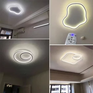 Plafonnier LED moderne design nordique minimaliste chambre salon cuisine éclairage chaleureux économie d’énergie haute qualité Plafonnier LED moderne design nordique minimaliste chambre salon cuisine éclairage chaleureux économie d’énergie haute qualité