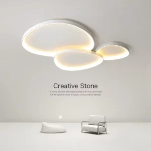 Plafonnier LED design moderne minimaliste inspiration naturelle éclairage intérieur salle à manger chambre salon élégance lumière douce Plafonnier LED design moderne minimaliste inspiration naturelle éclairage intérieur salle à manger chambre salon élégance lumière douce
