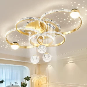 Plafonnier LED bois naturel design scandinave nordique moderne chambre salon éclairage chaleureux économique élégant
