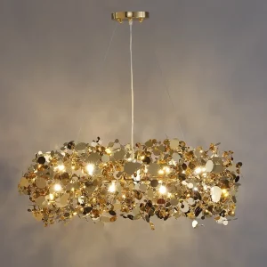 Suspension en métal design moderne et artistique éclairage led luminaire plafond salon salle à manger restaurant élégance intemporelle lumière chaleureuse Suspension en métal design moderne et artistique éclairage led luminaire plafond salon salle à manger restaurant élégance intemporelle lumière chaleureuse
