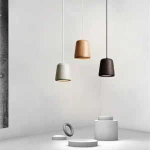 Suspension en bois nordique design scandinave LED éclairage chaleureux pour salon cuisine salle à manger chambre moderne minimaliste Suspension en bois nordique design scandinave LED éclairage chaleureux pour salon cuisine salle à manger chambre moderne minimaliste