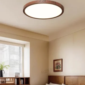 Plafonnier LED bois naturel design scandinave nordique moderne chambre salon éclairage chaleureux économique élégant Plafonnier LED bois naturel design scandinave nordique moderne chambre salon éclairage chaleureux économique élégant
