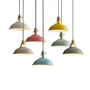 Suspension lumineuse métal style industriel moderne abat-jour conique renversé cordon textile ajustable lumière chaleureuse pour salon cuisine chambre d’hôtel décoration intérieure design Suspension lumineuse métal style industriel moderne abat-jour conique renversé cordon textile ajustable lumière chaleureuse pour salon cuisine chambre d’hôtel décoration intérieure design