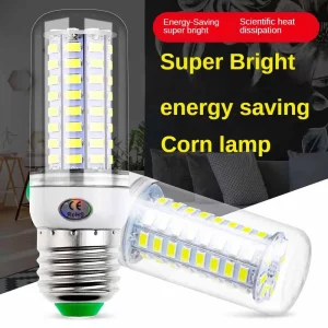 Ampoule LED épi de maïs E27 220V 360° SMD2835 2700K-6500K haute luminosité économie d’énergie design moderne éclairage intérieur universel Ampoule LED épi de maïs E27 220V 360° SMD2835 2700K-6500K haute luminosité économie d’énergie design moderne éclairage intérieur universel