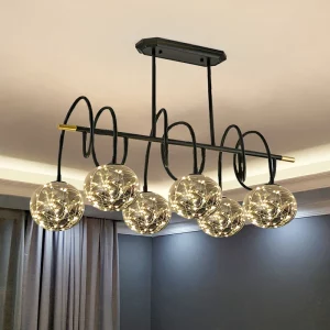 Plafonnier suspension LED moderne style industriel design nordique salle à manger salon cuisine éclairage chaleureux élégant économique Plafonnier suspension LED moderne style industriel design nordique salle à manger salon cuisine éclairage chaleureux élégant économique