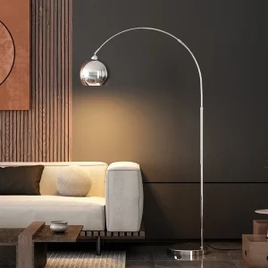 Lampe sur pied style nordique design moderne et minimaliste luminaire décoratif intérieur salon chambre à coucher canapé éclairage chaleureux élégance naturelle Lampe sur pied style nordique design moderne et minimaliste luminaire décoratif intérieur salon chambre à coucher canapé éclairage chaleureux élégance naturelle