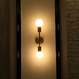 Applique murale laiton design moderne industrial éclairage chaleureux salon chambre couloir deco luminaire Applique murale laiton design moderne industrial éclairage chaleureux salon chambre couloir deco luminaire
