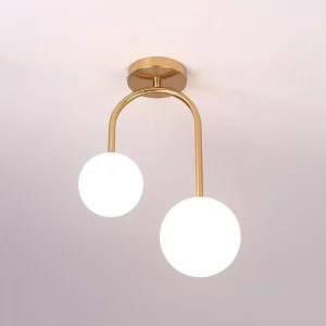 Plafonnier verre nordique design moderne minimaliste lumière suspendue LED éclairage intérieur salon chambre Restaurant Bar Plafonnier verre nordique design moderne minimaliste lumière suspendue LED éclairage intérieur salon chambre Restaurant Bar