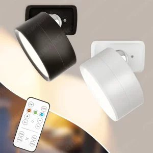 Applique murale magnétique sans fil LED télécommande intensité variable USB chambre lampe de chevet moderne design éclairage intérieur Applique murale magnétique sans fil LED télécommande intensité variable USB chambre lampe de chevet moderne design éclairage intérieur