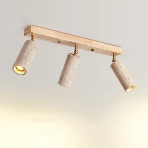 Plafonnier LED bois naturel design scandinave nordique moderne chambre salon éclairage chaleureux économique élégant
