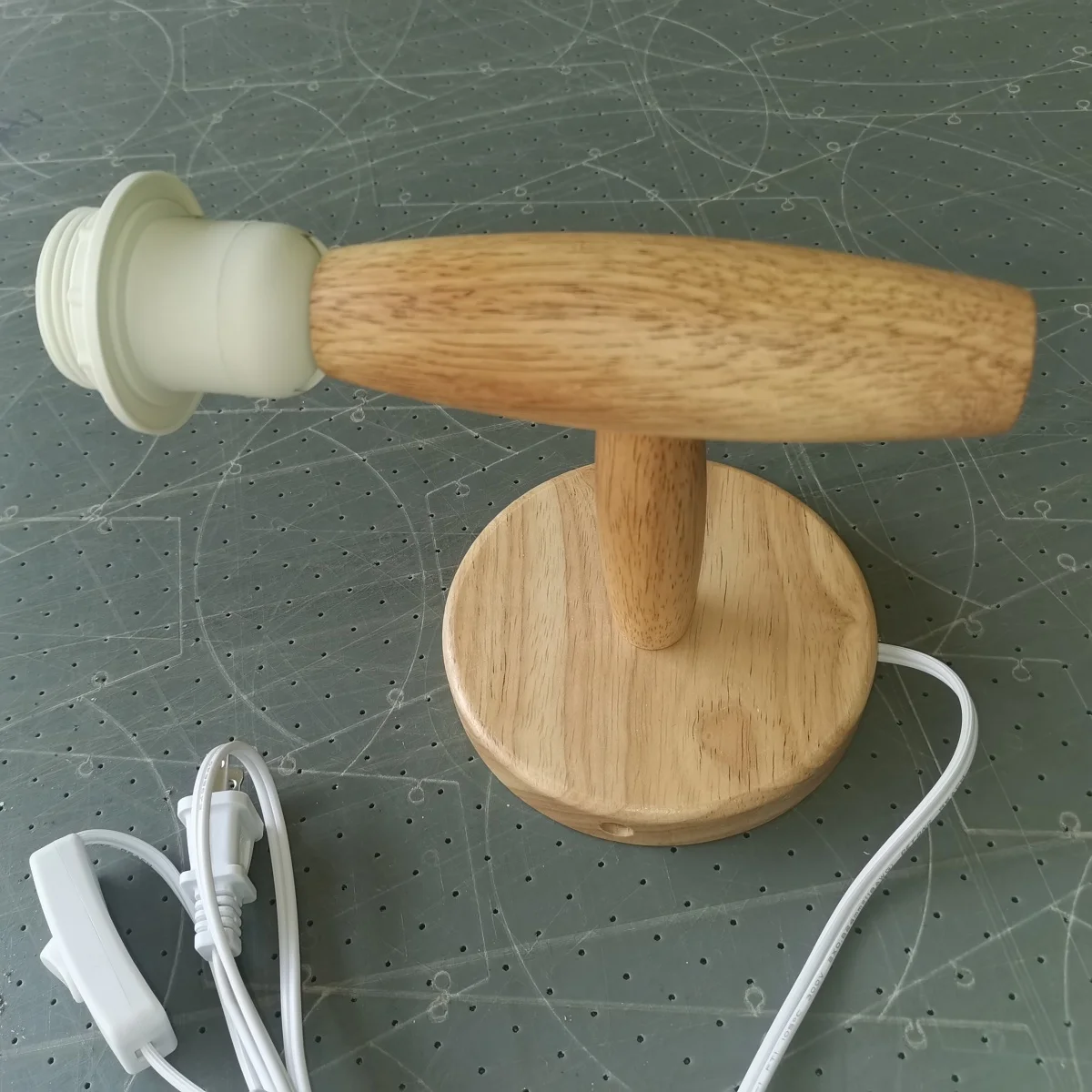 Applique murale bois naturel LED design scandinave nordique éclairage chaleureux chambre salon couloir luminaire créatif tissu plissé