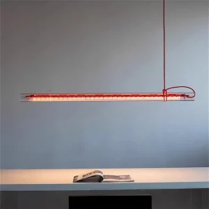 Suspension LED Design Créatif en Verre et Métal Rouge Bleu Luminaire Moderne Éclairage Restaurant Cuisine Économique Élégant Suspension LED Design Créatif en Verre et Métal Rouge Bleu Luminaire Moderne Éclairage Restaurant Cuisine Économique Élégant