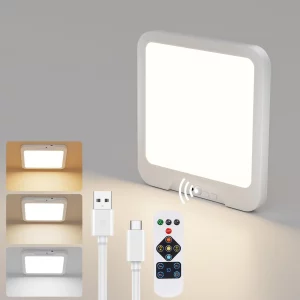 Plafonnier LED blanc design moderne minimaliste chambre salle de bains éclairage USB charge télécommande 3000K 4500K 6500K