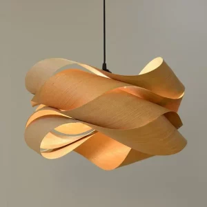 Lampe suspendue en bois naturel design scandinave nordique moderne éclairage chaleureux salon chambre salle à manger luminaire artisanal Lampe suspendue en bois naturel design scandinave nordique moderne éclairage chaleureux salon chambre salle à manger luminaire artisanal