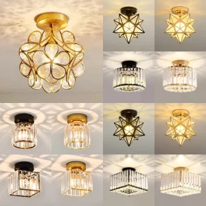 Plafonnier LED en bois naturel design scandinave nordique moderne pour chambre salon éclairage chaleureux économique élégant