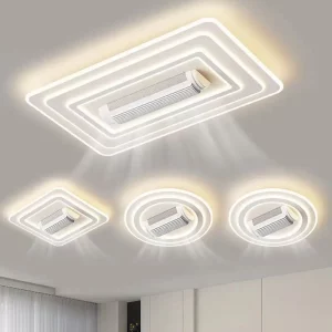 Plafonnier LED bois naturel design moderne minimaliste salon chambre lumière douce économies d’énergie élégance naturelle installation facile