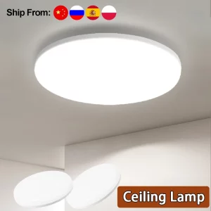 Plafonnier LED moderne minimaliste design épuré lumière uniforme cuisine chambre salon éclairage élégant économique Plafonnier LED moderne minimaliste design épuré lumière uniforme cuisine chambre salon éclairage élégant économique