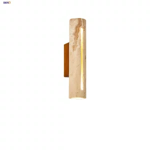 Applique murale en travertine design moderne minimaliste LED éclairage intérieur élégant