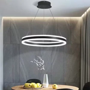 Suspension LED moderne en aluminium design minimaliste pour salon salle à manger éclairage ambiant élégant et durable Suspension LED moderne en aluminium design minimaliste pour salon salle à manger éclairage ambiant élégant et durable