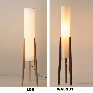 Lampadaire japonais rétro Wabi-sabi en bois massif design scandinave moderne lumière douce pour salon chambre bureau ou hôtel Lampadaire japonais rétro Wabi-sabi en bois massif design scandinave moderne lumière douce pour salon chambre bureau ou hôtel