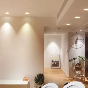 Plafonnier LED encastré design moderne lumière diffusée éclairage intérieur économique et durable