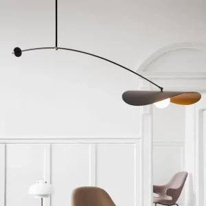 Suspension métal design moderne abat-jour asymétrique luminaire éclairage salon chambre salle à manger restaurant Suspension métal design moderne abat-jour asymétrique luminaire éclairage salon chambre salle à manger restaurant