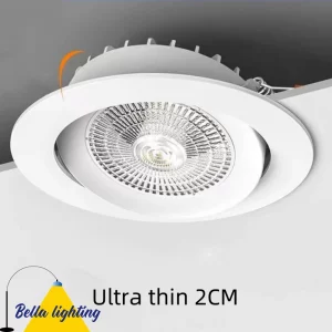 Plafonnier LED aluminium design moderne minimaliste éclairage intérieur cuisine salon bureau lumière douce économique certification CE