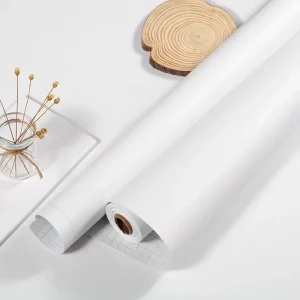 Papier peint autocollant vinyle PVC mat  films de rénovation meubles  blanc  décoratif armoire cuisine  autocollant mural étanche  DIY bricolage