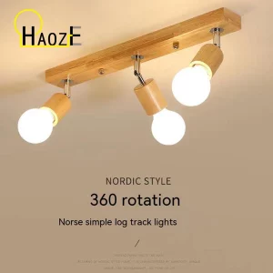 Plafonnier bois LED design nordique scandinave éclairage ajustable salon chambre moderne écoénergétique Plafonnier bois LED design nordique scandinave éclairage ajustable salon chambre moderne écoénergétique