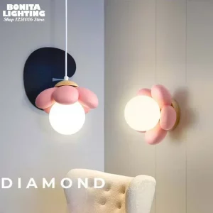 Plafonnier bois LED design floral moderne éclairage chaleureux chambre enfant décoration murale lumineuse style nordique scandinave économie d’énergie Plafonnier bois LED design floral moderne éclairage chaleureux chambre enfant décoration murale lumineuse style nordique scandinave économie d’énergie