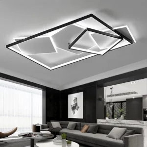 Plafonnier moderne minimaliste design géométrique acrylique métal salon chambre éclairage LED intérieur luminaire contemporain élégant Plafonnier moderne minimaliste design géométrique acrylique métal salon chambre éclairage LED intérieur luminaire contemporain élégant