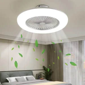Ventilateur de plafond LED design moderne avec télécommande 3 vitesses lumière variable pour chambre salon Ventilateur de plafond LED design moderne avec télécommande 3 vitesses lumière variable pour chambre salon