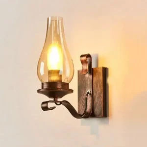 Applique Murale Vintage Retro Design Rustique Laiton Verre LED Éclairage Chaleureux Salon Chambre Couloir Hôtel Restaurant Économique Élégant Applique Murale Vintage Retro Design Rustique Laiton Verre LED Éclairage Chaleureux Salon Chambre Couloir Hôtel Restaurant Économique Élégant