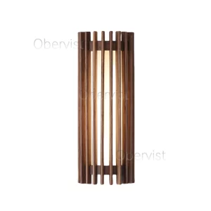 Applique murale Vintage en bois massif de noyer  Style Wabi-sabi  luminaire décoratif d’intérieur  idéal pour une chambre à coucher  un chevet  un salon ou une salle à manger