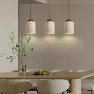 Suspension en pierre moderne style japonais lumière LED éclairage intérieur salon cuisine chambre luminaire design épuré ambiance chaleureuse économies d’énergie Suspension en pierre moderne style japonais lumière LED éclairage intérieur salon cuisine chambre luminaire design épuré ambiance chaleureuse économies d’énergie