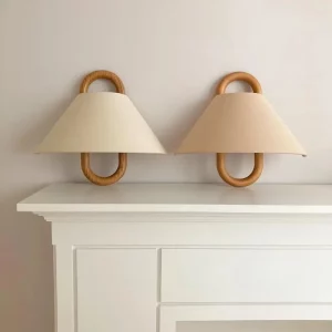 Applique murale bois naturel design scandinave nordique moderne éclairage chaleureux salon chambre cuisine bureau élégance intemporelle économies d’énergie