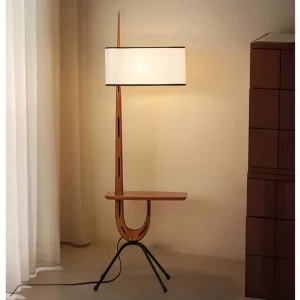 Lampe de sol en bois naturel LED design moderne minimaliste éclairage chaleureux salon chambre bureau style scandinave nordique durable Lampe de sol en bois naturel LED design moderne minimaliste éclairage chaleureux salon chambre bureau style scandinave nordique durable