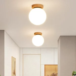Plafonnier en bois massif IRALAN design scandinave nordique moderne luminaire LED éclairage chaleureux verre opalin chambre salon économies d’énergie Plafonnier en bois massif IRALAN design scandinave nordique moderne luminaire LED éclairage chaleureux verre opalin chambre salon économies d’énergie
