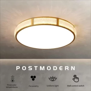 Plafonnier LED en cuivre design nordique moderne lumière créative or rond salon chambre éclairage élégant économie d’énergie Plafonnier LED en cuivre design nordique moderne lumière créative or rond salon chambre éclairage élégant économie d’énergie