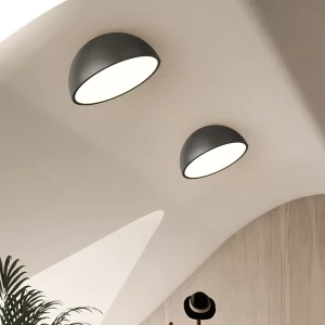 Plafonnier LED design nordique minimaliste  luminaire décoratif moderne  chambre à coucher  salon  bureau  éclairage chaleureux  économie d’énergie  élégance naturelle